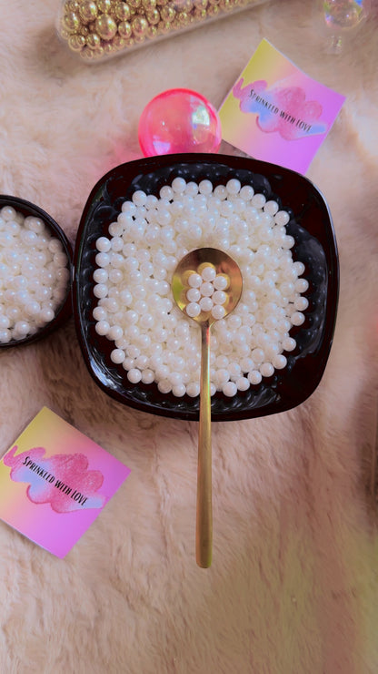 6mm White Sprinkles