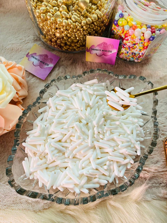 White Rod Sprinkles