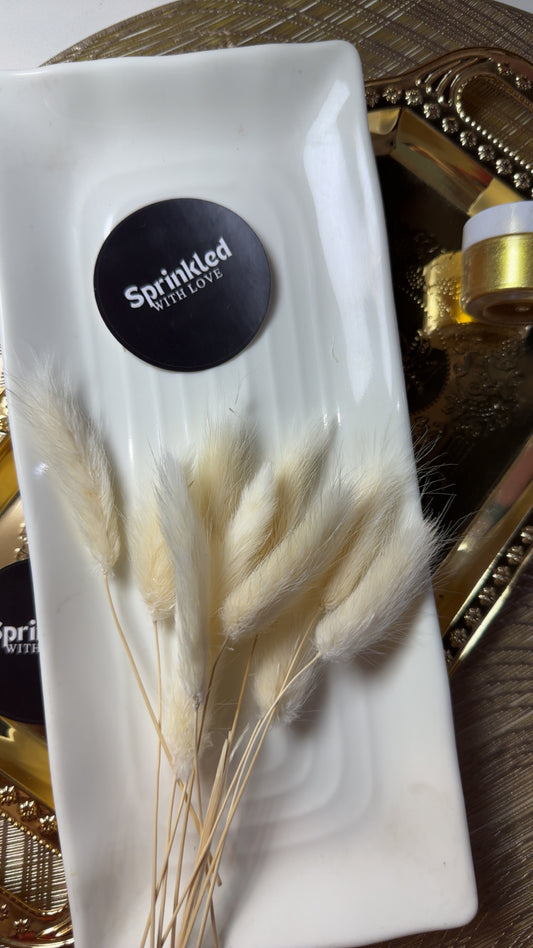 Bleached White Bunny Tail 20 pcs