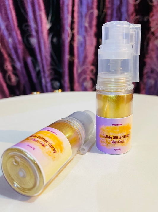 Golden Glitter Spray