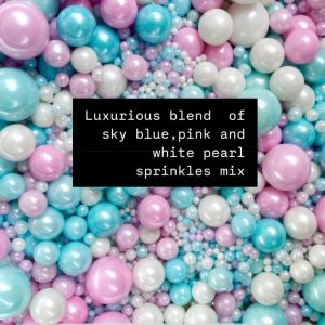 Blue pink pearly blend